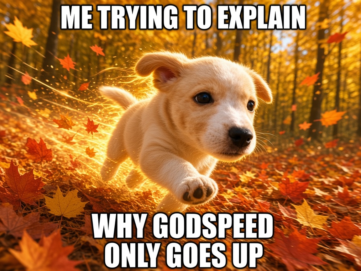 Me trying to explain why godspeed only goes up